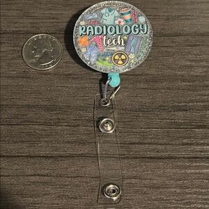 Radiology Tech badge reel